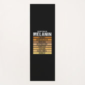 Zwarte geschiedenismaand Drippin Melanin Yogamat (Voorkant)