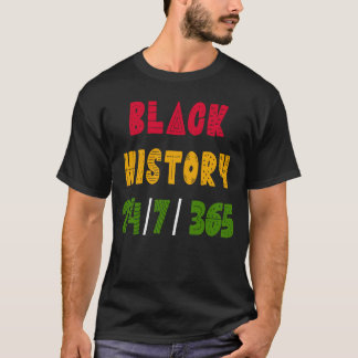 Zwarte geschiedenismaand Een maand kan onze geschi T-shirt
