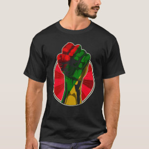 Zwarte geschiedenismaand Eerste vrouwelijke Mannen T-shirt