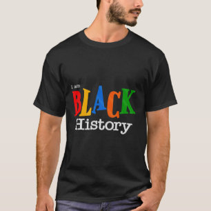 Zwarte geschiedenismaand Eerste vrouwelijke Mannen T-shirt