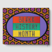 Zwarte geschiedenismaand gastenboek (Achterkant)