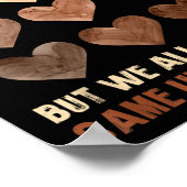 Zwarte geschiedenismaand hetzelfde hart in de Afri Poster (Hoek)