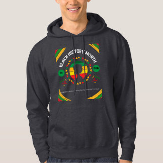 Zwarte geschiedenismaand hoodie