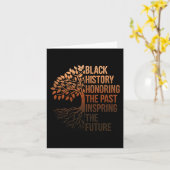 Zwarte geschiedenismaand in het verleden inspirere kaart (Gele Bloem)