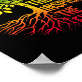 Zwarte geschiedenismaand in het verleden inspirere poster (Hoek)