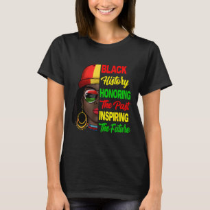 Zwarte geschiedenismaand in het verleden inspirere t-shirt
