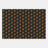 Zwarte geschiedenismaand inpakpapier vel (Voorkant 2)