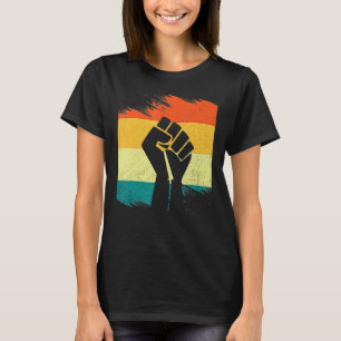 Zwarte geschiedenismaand Inspirerende zwarte leide T-shirt