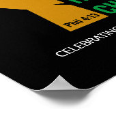 Zwarte geschiedenismaand JA IK KAN Christelijk Poster (Hoek)