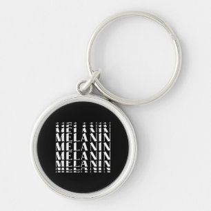 Zwarte geschiedenismaand Juneteenth Melanin Sleutelhanger