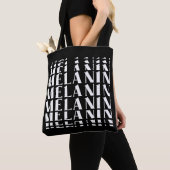 Zwarte geschiedenismaand Juneteenth Melanin Tote Bag (Dichtbij)