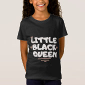 Zwarte geschiedenismaand Kleine zwarte koningin T- T-shirt (Voorkant)