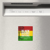 Zwarte geschiedenismaand MARCUS GARVEY Citaat BHM Magneet (Insitu (Vaatwasser))