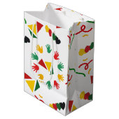 Zwarte geschiedenismaand medium cadeauzakje (Voorkant Gekanteld)