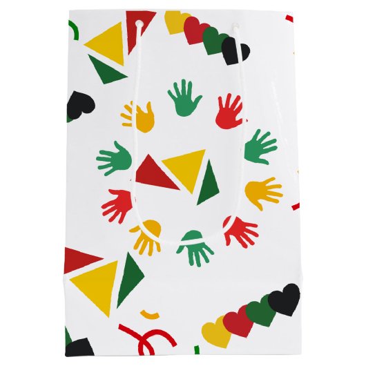 Zwarte geschiedenismaand medium cadeauzakje (Achterkant)