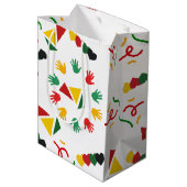 Zwarte geschiedenismaand medium cadeauzakje (Achterkant Gekanteld)