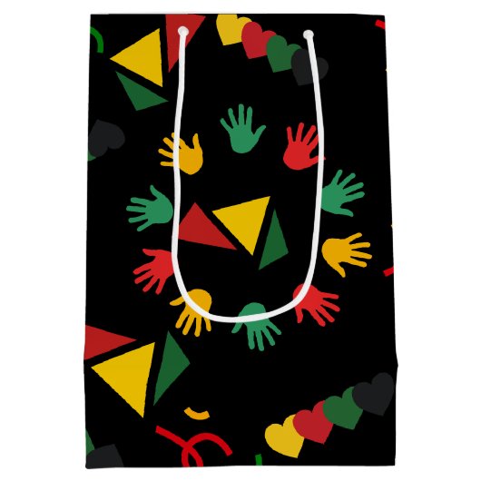 Zwarte geschiedenismaand medium cadeauzakje (Achterkant)