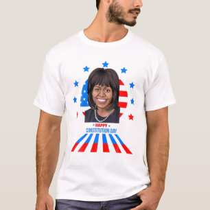 Zwarte geschiedenismaand Michelle Obama President T-shirt