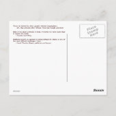 Zwarte geschiedenismaand, mooie vrouwelijke retro briefkaart (Achterkant)