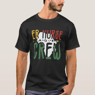 Zwarte-geschiedenismaand op verpleegkundig Crew Af T-shirt
