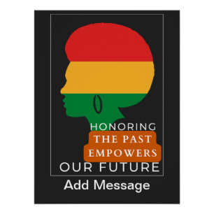 Zwarte geschiedenismaand perfect poster