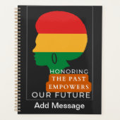 Zwarte geschiedenismaand planner (Voorkant)