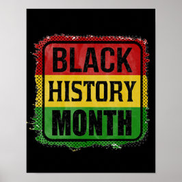 Zwarte geschiedenismaand poster