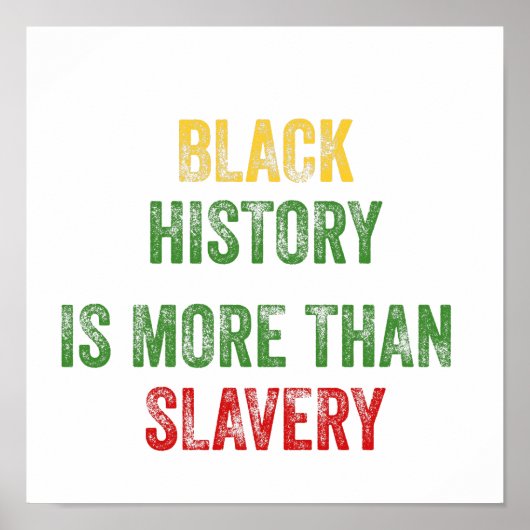 Zwarte geschiedenismaand poster (Voorkant)