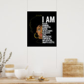 Zwarte geschiedenismaand poster (Keuken)