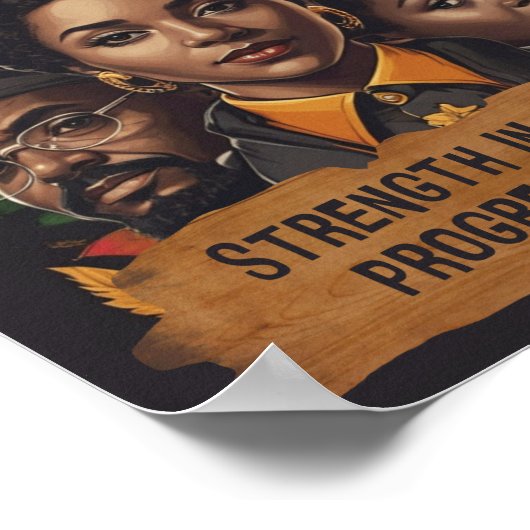 Zwarte geschiedenismaand poster (Hoek)