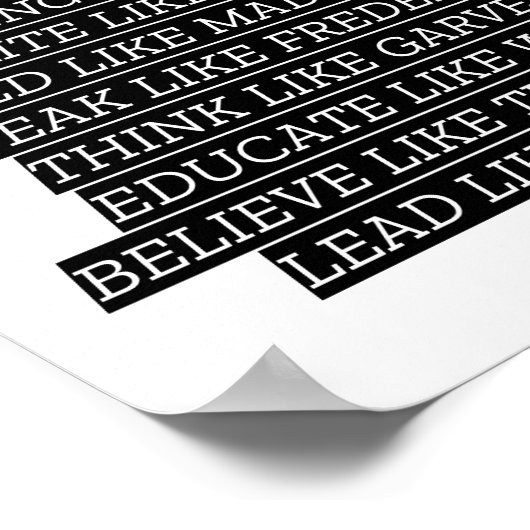 Zwarte geschiedenismaand poster (Hoek)