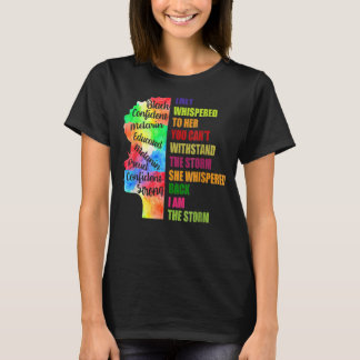 Zwarte geschiedenismaand Shirt Afrikaanse vrouw Af