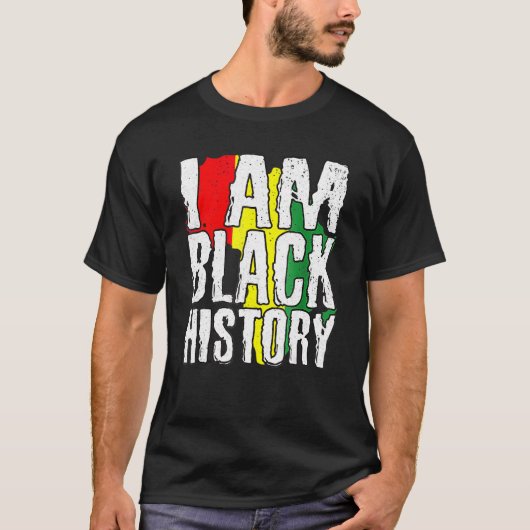 zwarte-geschiedenismaand Shirt eerste (Voorkant)