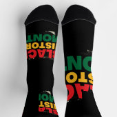 Zwarte geschiedenismaand sokken (Top)