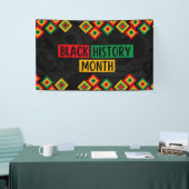 Zwarte geschiedenismaand spandoek (Beurs)