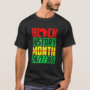 Zwarte geschiedenismaand Sterke HBCU Pride, Junent T-shirt