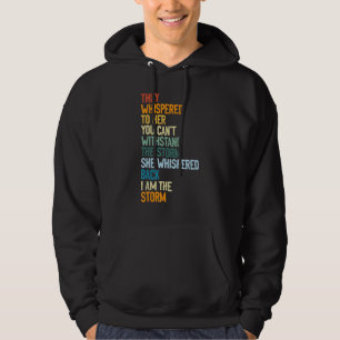 Zwarte geschiedenismaand Sterke zwarte vrouw ik be Hoodie