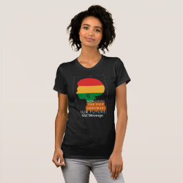 Zwarte geschiedenismaand t-shirt