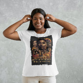 Zwarte geschiedenismaand t-shirt