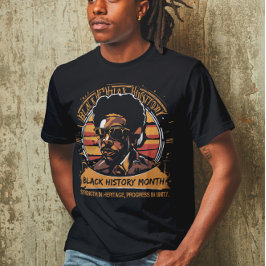 Zwarte geschiedenismaand t-shirt