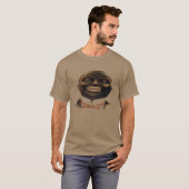 Zwarte geschiedenismaand t-shirt (Voorkant volledig)