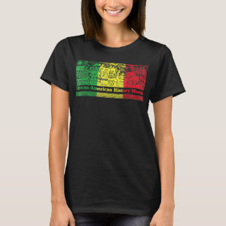 Zwarte geschiedenismaand t-shirt