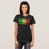 Zwarte geschiedenismaand t-shirt (Voorkant volledig)