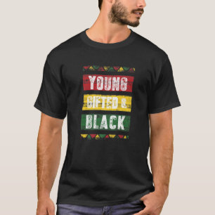 Zwarte geschiedenismaand T Young Gifted African Wo T-shirt