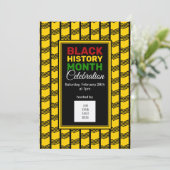 Zwarte geschiedenismaand TOEVOEGEN LOGO-FOTO Kaart (Staand voorkant)