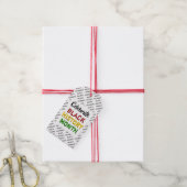Zwarte-geschiedenismaand vieren cadeaulabel (Met Touw)