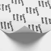 Zwarte-geschiedenismaand vieren cadeaupapier (Hoek)