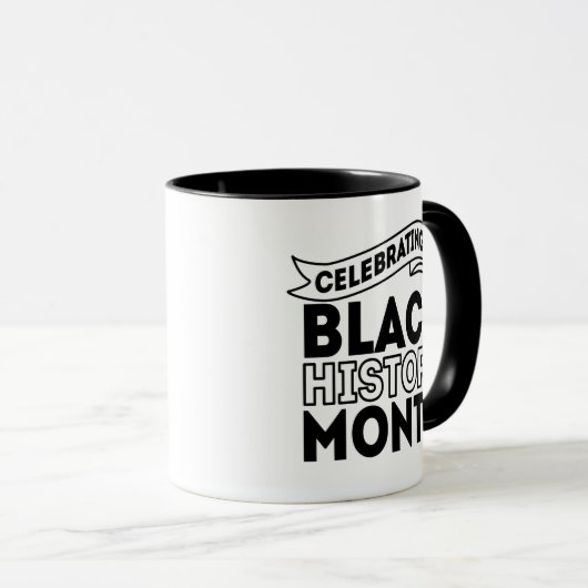 Zwarte-geschiedenismaand vieren mok (Voorkant rechts)