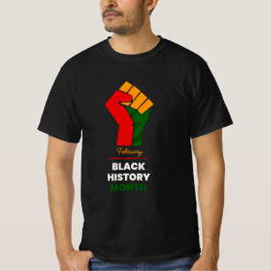 Zwarte-geschiedenismaand vieren t-shirt