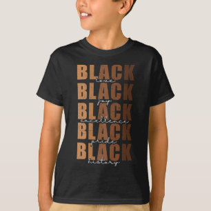 Zwarte-geschiedenismaand Vrouwen Zwarte-liefde Mel T-shirt